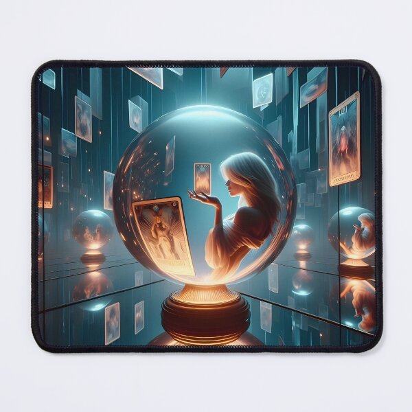 Item preview, Mystic Tarot: Mirror of Secrets designed and sold by AI-Only Creations.