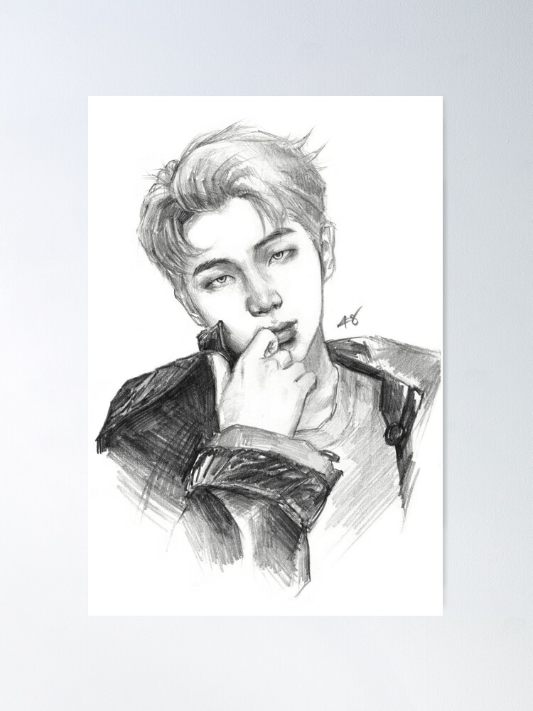 BTS Jungkook Pencil Drawing | eBay