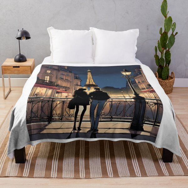 Item preview, Couple Admires Paris Valentine designed and sold by xiaidex.