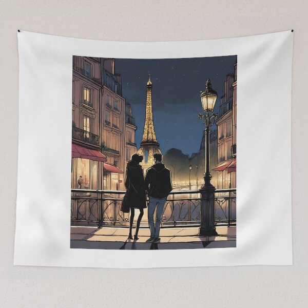 Item preview, Couple Admires Paris    Valentine designed and sold by xiaidex.