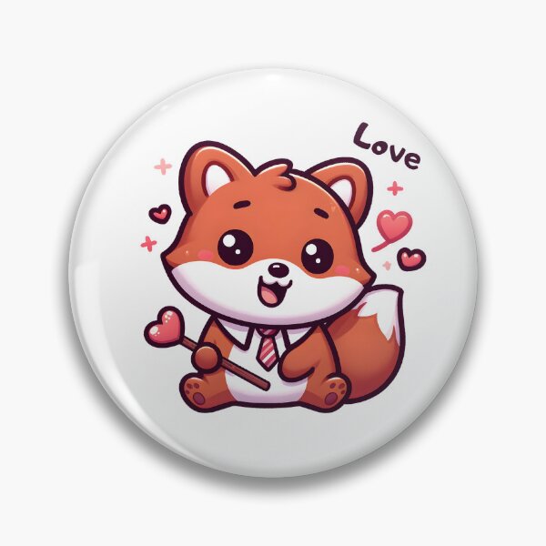 Item preview, Fox love designed and sold by PixeLoomshop.