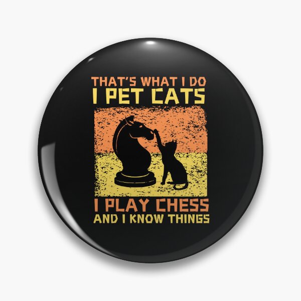 Artikelvorschau, Das ist, was ich tue, ich streichle Katzen, spiele Schach und ich weiß Dinge entworfen und verkauft von Kedo123.