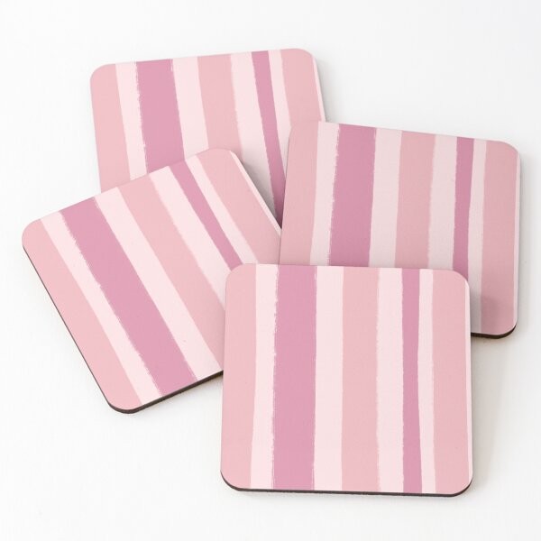 Item preview, Multi Pink Stripes Freehand designed and sold by OneThreeSix.