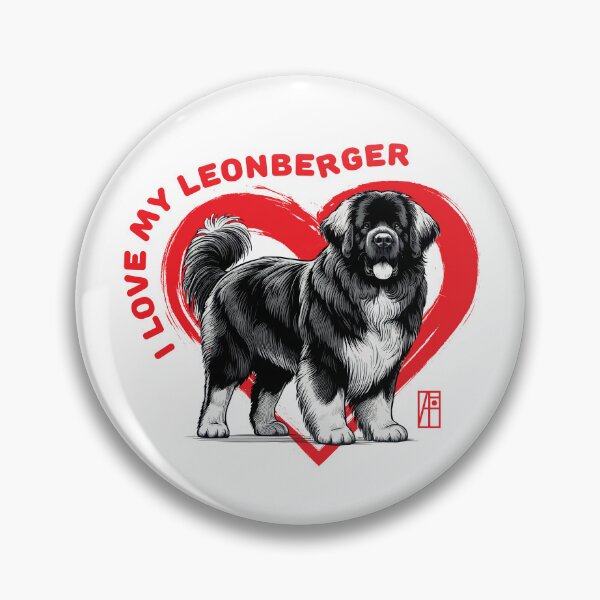 Item preview, I Love My Leonberger - I Love my dog - Persistent dog designed and sold by ArtProjectShop.