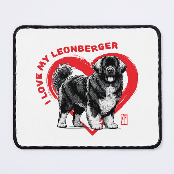 Item preview, I Love My Leonberger - I Love my dog - Persistent dog designed and sold by ArtProjectShop.