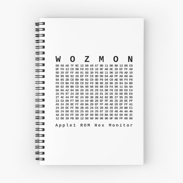 Item preview, Original WOZMON Program designed and sold by ByteWorksStudio.