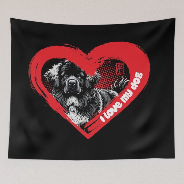 Item preview, I Love My Leonberger - Persistent dog - I Love my dog designed and sold by ArtProjectShop.