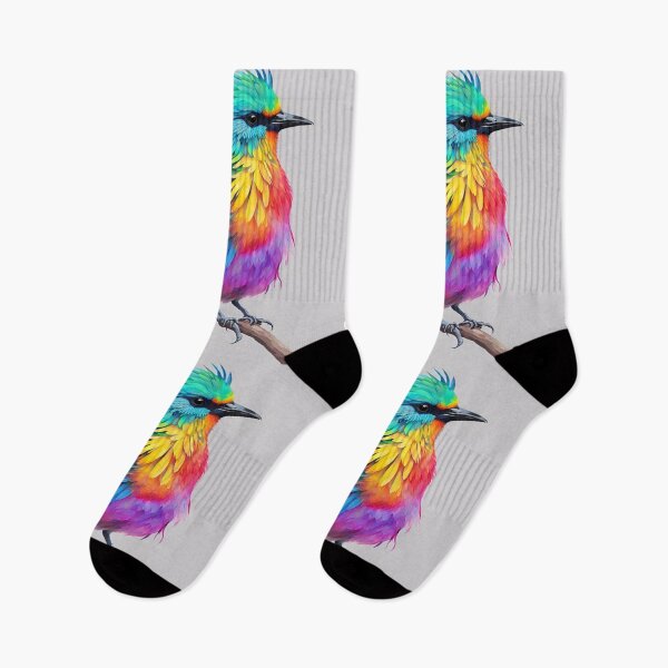Item preview, Colourful Bird on a Twig designed and sold by Gaborai.