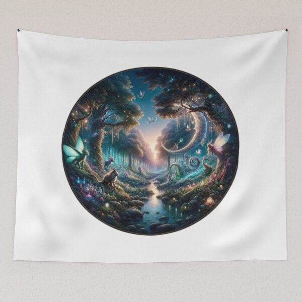 Item preview, Magical Forrest | Fantasy | Mystical Creatures designed and sold by ShopCoolStop.