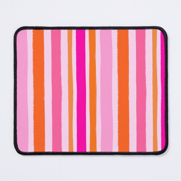 Item preview, Multi Pink and Orange Stripes Freehand designed and sold by OneThreeSix.