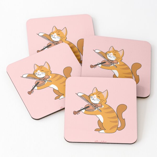 Item preview, Cat Playing Violin designed and sold by theartoflivi.