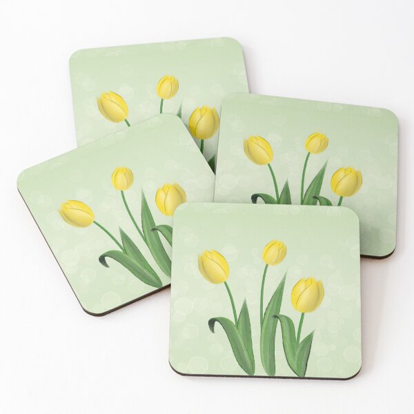 Item preview, beautiful yellow tulips designed and sold by LiudmylaMaika.