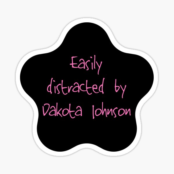 Aperçu de l'œuvre Facilement distrait par Dakota Johnson créée et vendue par PeacefulHShop.