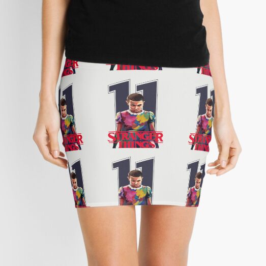 Item preview, STRANGER THINGS, Eleven, El, 11 (pale cream background) designed and sold by bekksa.