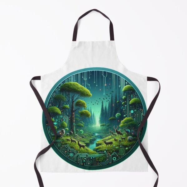 Item preview, Digital Forrest | Nature And Technology | Neon Nature designed and sold by ShopCoolStop.
