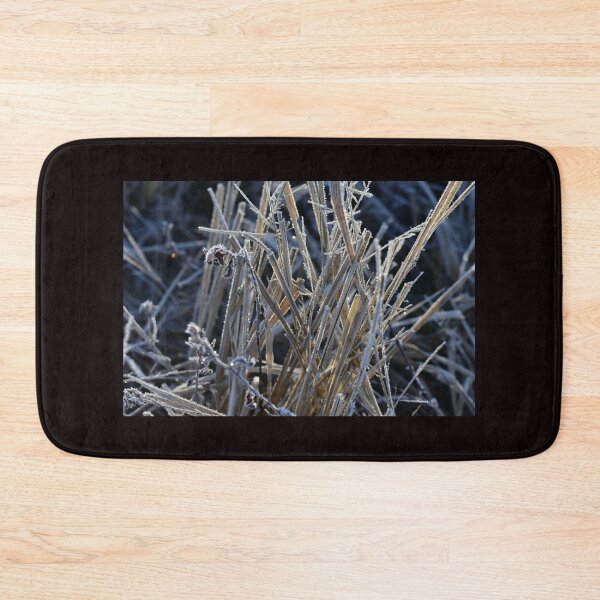 Item preview, It's grass that is dead and covered in the morning frost.  designed and sold by FoxGlove5.