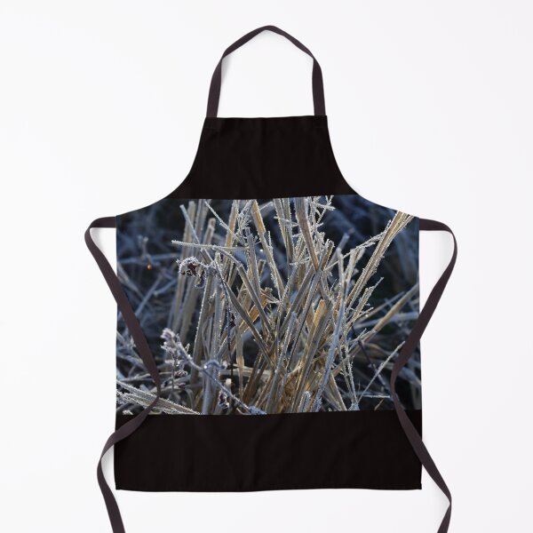 Item preview, It's grass that is dead and covered in the morning frost. designed and sold by FoxGlove5.