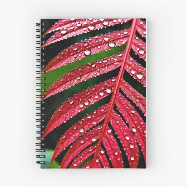 Artikelvorschau, Abstract Red Leaf Pattern entworfen und verkauft von TheArtOfPat.