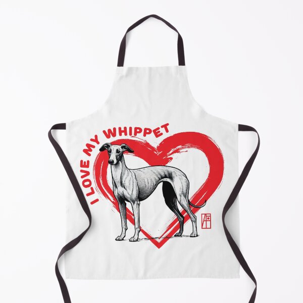 Item preview, I Love My Whippet - I Love my dog - Fast dog designed and sold by ArtProjectShop.