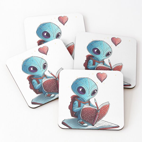 Item preview, Valentine's Day Alien Writer designed and sold by omerfdln34.