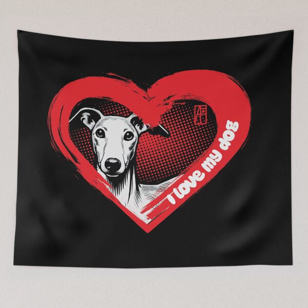 Item preview, I Love My Whippet - Fast dog - I Love my dog designed and sold by ArtProjectShop.