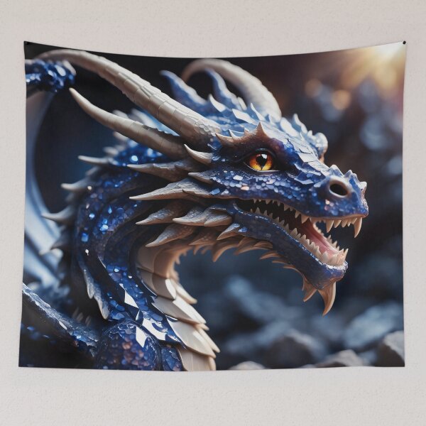 Item preview, Sapphire Dragon designed and sold by LilithsDesires.