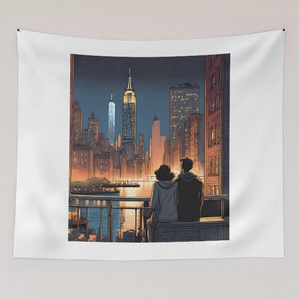 Item preview, Couple Admires New York    Valentine designed and sold by xiaidex.