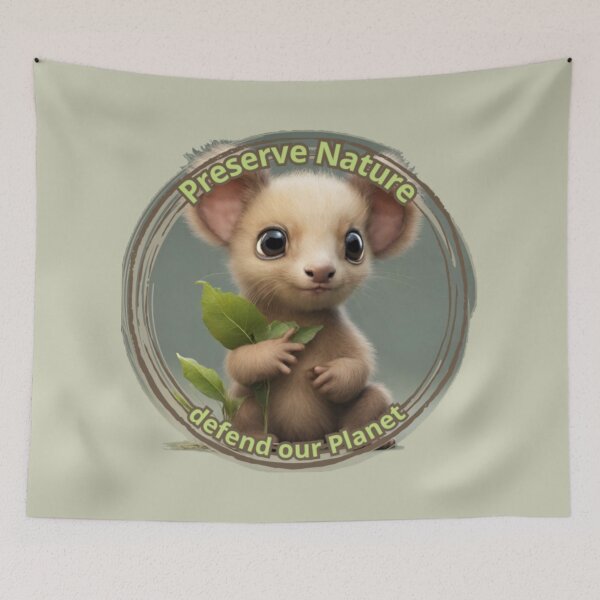 Item preview, A little sweet creature - Defender of Earth's Beauty designed and sold by elleci.