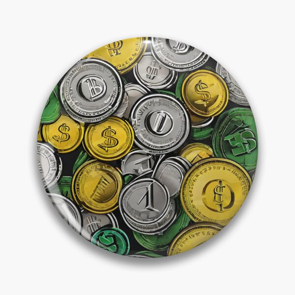 Item preview, MANIFEST WEALTH-Manifested Fortunes: Coins as Symbols of Abundance designed and sold by Eandbeyond.