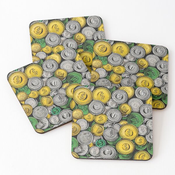 Item preview, MANIFEST WEALTH-Manifested Fortunes: Coins as Symbols of Abundance designed and sold by Eandbeyond.