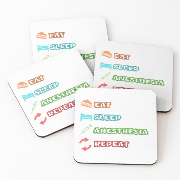 Item preview, Eat sleep anesthesia repeat designed and sold by lookvision.