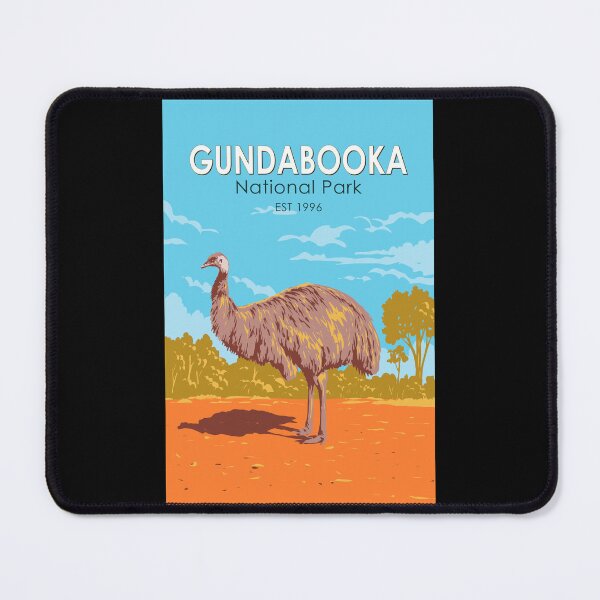Item preview, Gundabooka National Park Australia Travel Art Vintage designed and sold by KrisSidDesigns.