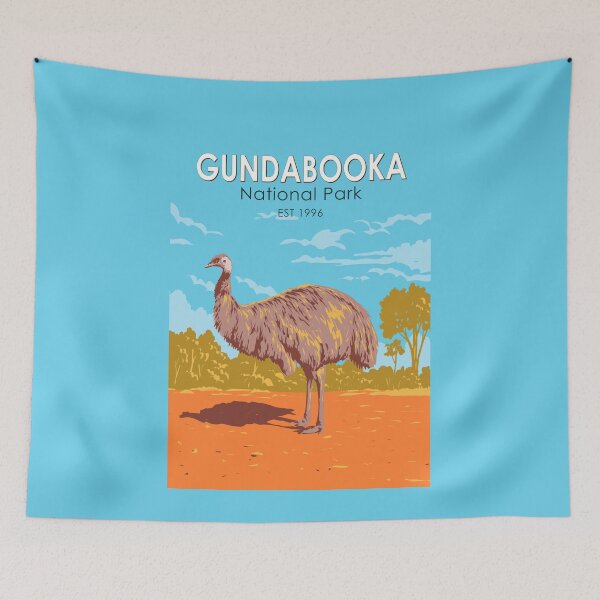 Item preview, Gundabooka National Park Australia Travel Art Vintage designed and sold by KrisSidDesigns.