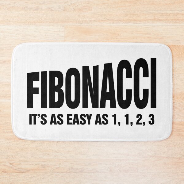 Item preview, Fibonacci It's As Easy As 1, 1, 2, 3 designed and sold by ScienceCorner.