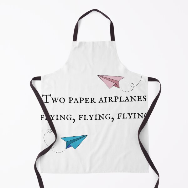 Item preview, Two paper airplanes flying, flying, flying sticker designed and sold by EnchantAtelier.