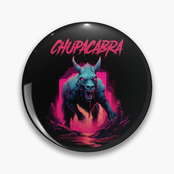 Item preview, Chupacabra - synthwave cyberpunk designed and sold by GlitchGrotesque.