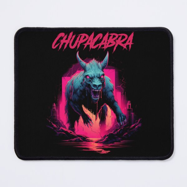 Item preview, Chupacabra - synthwave cyberpunk designed and sold by GlitchGrotesque.