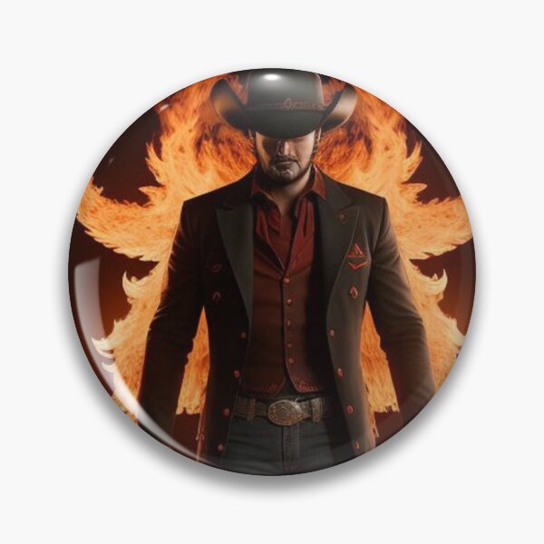 Item preview, Infernal Wrangler 5 - Demon Cowboy Art designed and sold by craftyblinders9.