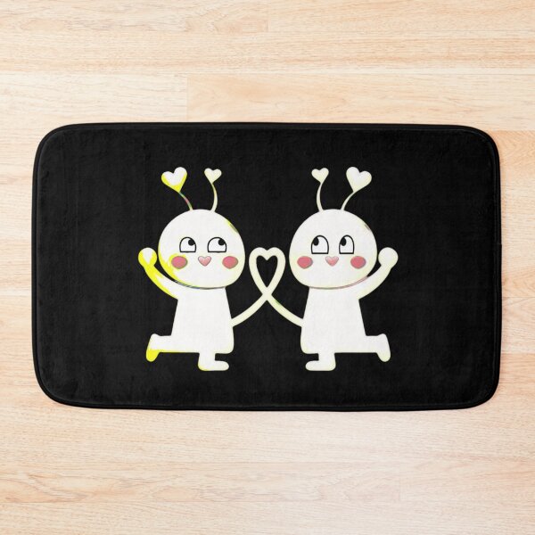 Item preview, Love - a sweet, sweet couple in love (black) designed and sold by kikidu21.