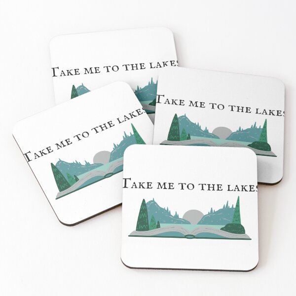 Item preview, Take me to the lakes sticker designed and sold by EnchantAtelier.