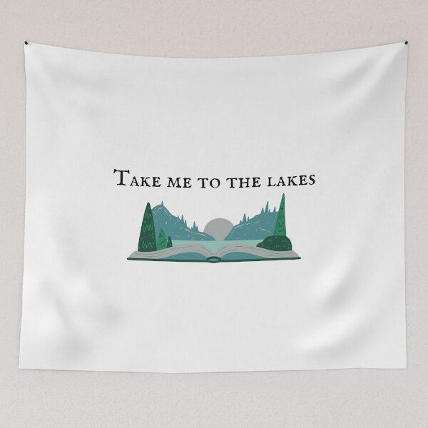 Item preview, Take me to the lakes sticker designed and sold by EnchantAtelier.