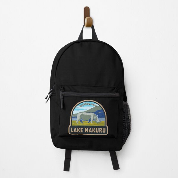 Item preview, Lake Nakuru National Park White Rhinoceros Travel Art designed and sold by KrisSidDesigns.