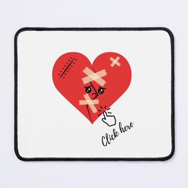 Item preview, Broken heart Click here designed and sold by ArtByHyla1.