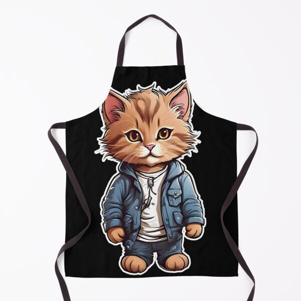 Item preview, Tiny Whisker Delight: Little Bro Comic Cat designed and sold by WAUZ.