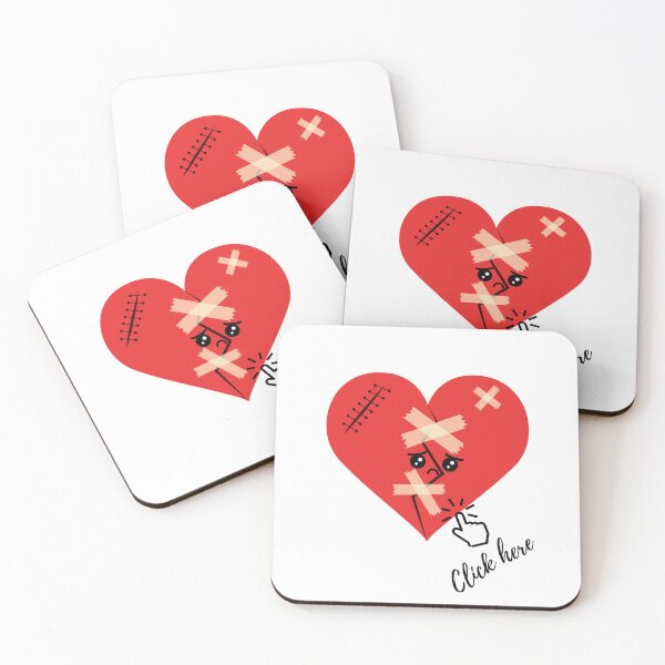 Item preview, Broken heart Click here designed and sold by ArtByHyla1.