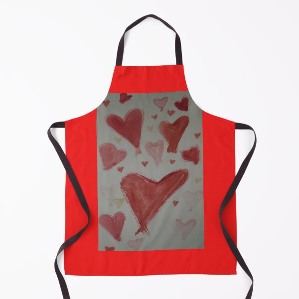 Item preview, Watercolor Hearts II mostly red large and small designed and sold by FoxGlove5.