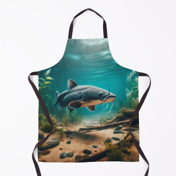 Item preview, Aquatic Harmony - Catfish Glide in the Underwater Ballet designed and sold by ProgressMagnet.