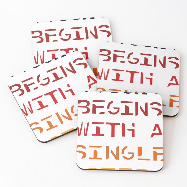 Item preview, SUCCES BEGINS WITH A SINGLE STEP designed and sold by ArtUnssDesigns.