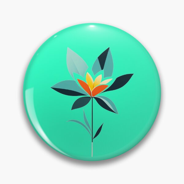 Item preview, Flower in minimal colors designed and sold by AD-Digital-Art.