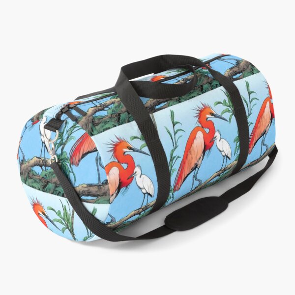 Item preview, a Crested Red-headed Egret and its young designed and sold by janjacbu.